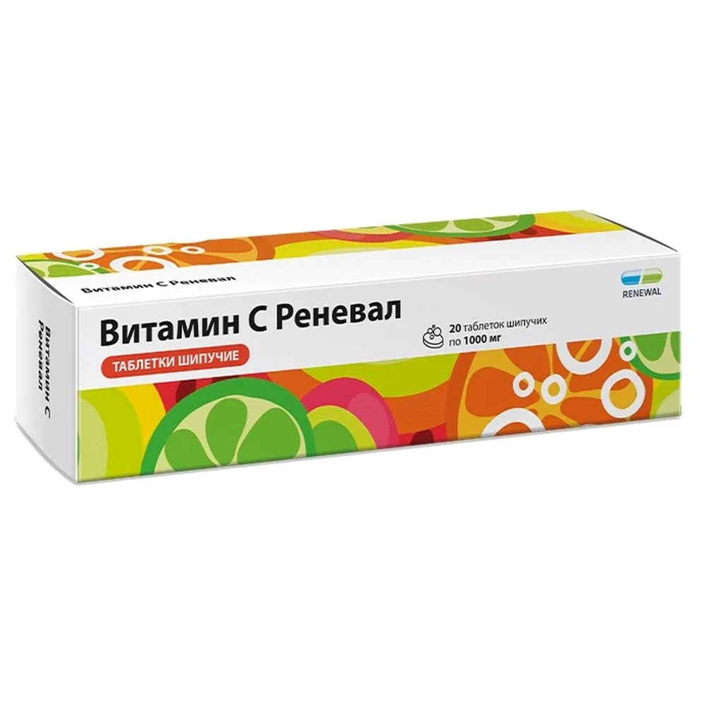 Vitamin C Renewall 1000 mg 20 effervescent tablets