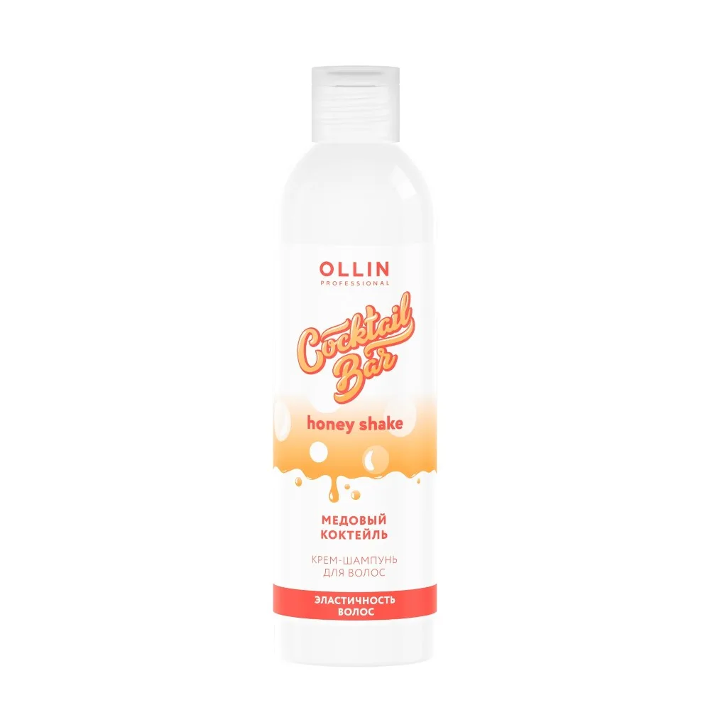 Ollin Cocktail Bar Cream Shampoo Honey Cocktail Hair Elasticity 400 ml