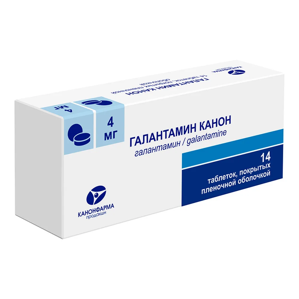 Galantamine Canon 4 mg 14 coated tablets