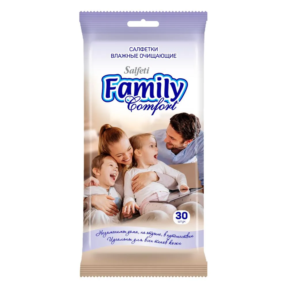 Salfeti Family Cleansing Wet Wipes 30 pcs.