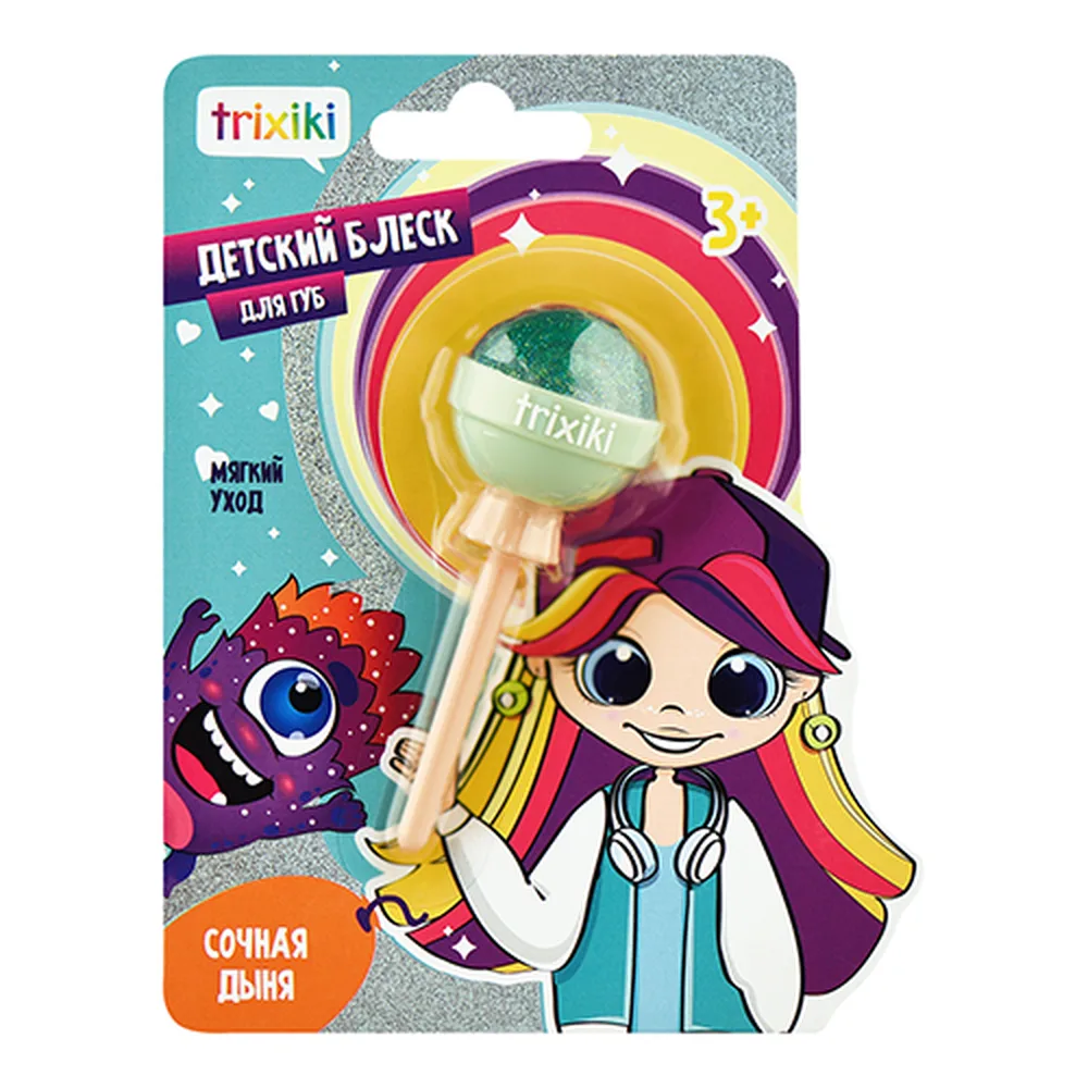 Trixiki Kids Lip Gloss Mint Color 9 g