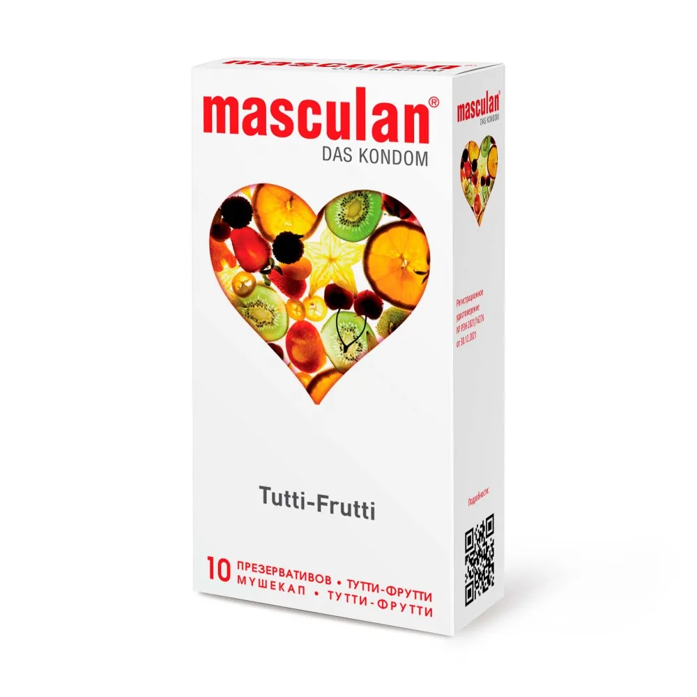 Masculan Tutti-Frutti Condoms 10 pcs.