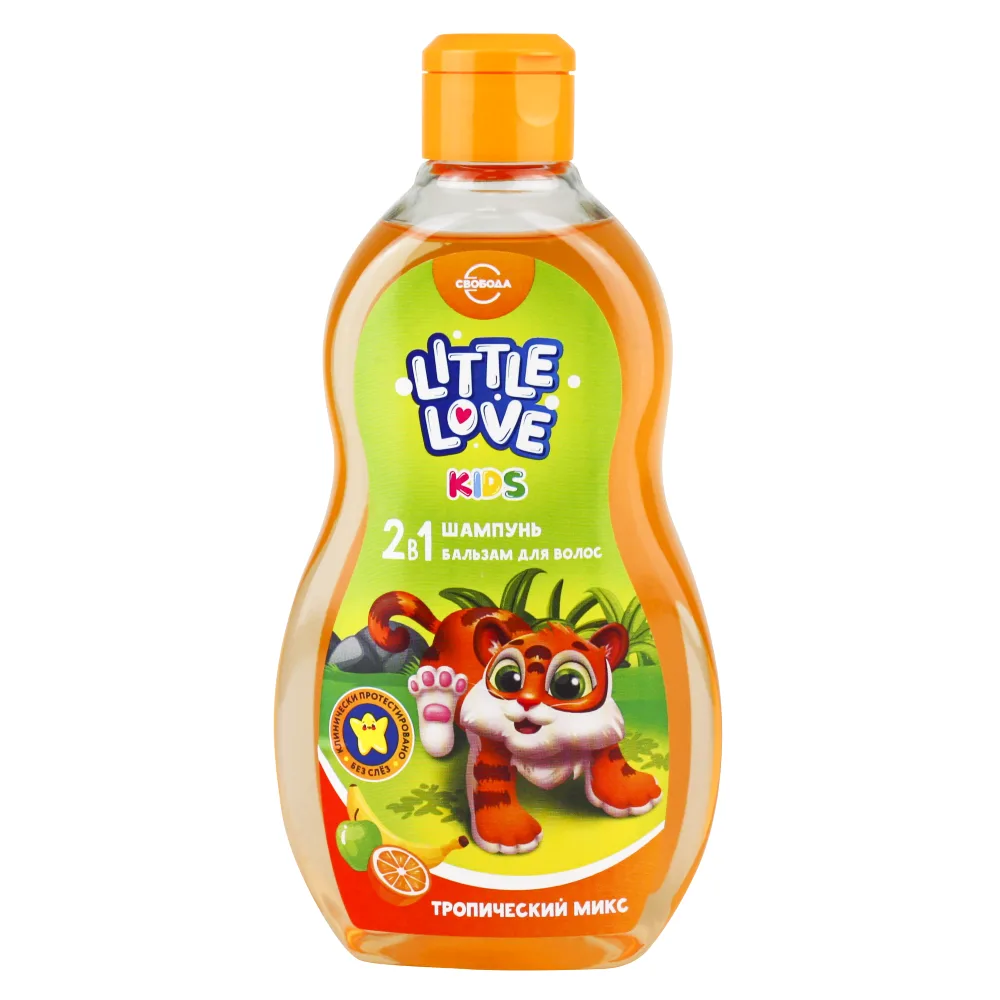 Little Love Shampoo + Conditioner 2 in 1 Children's Tropical Mix 400 ml
