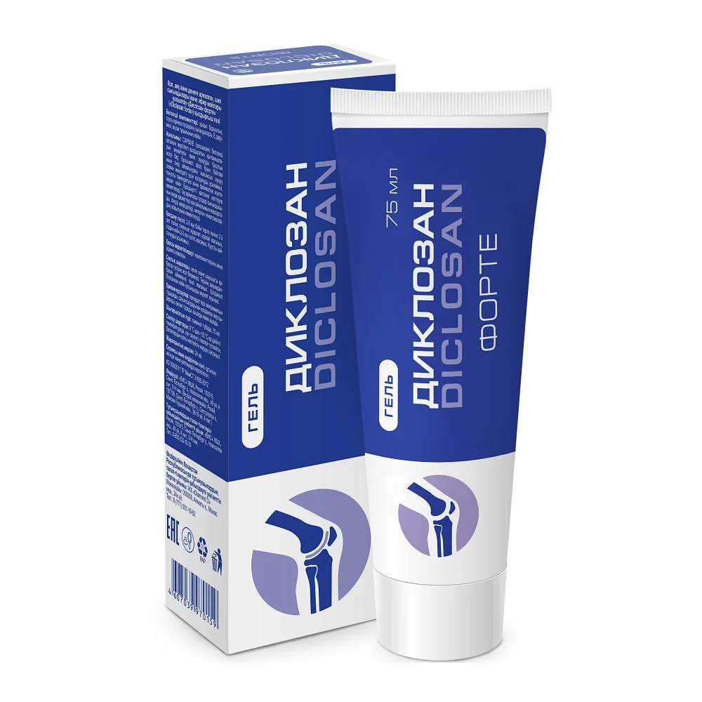 Diclozan Forte warming gel with herbal extracts and essential oils 75 ml