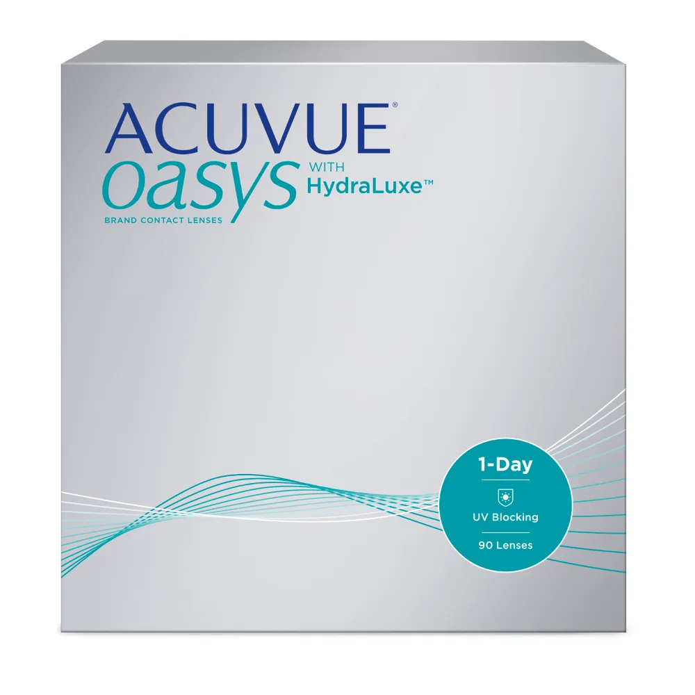 Acuvue Oasys with Hydraluxe Daily Contact Lenses 9.0/14.3 90 pcs/-4.50