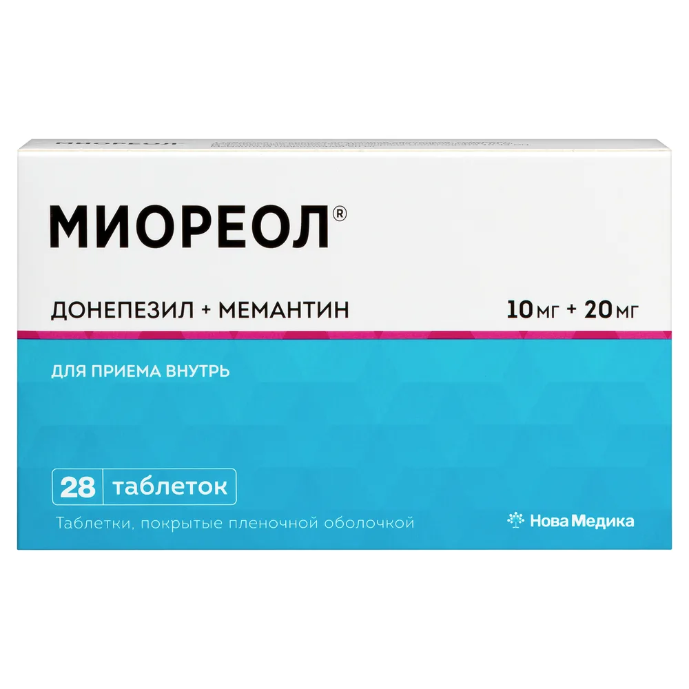 Miorol 10 mg + 20 mg 28 tablets, film-coated blister