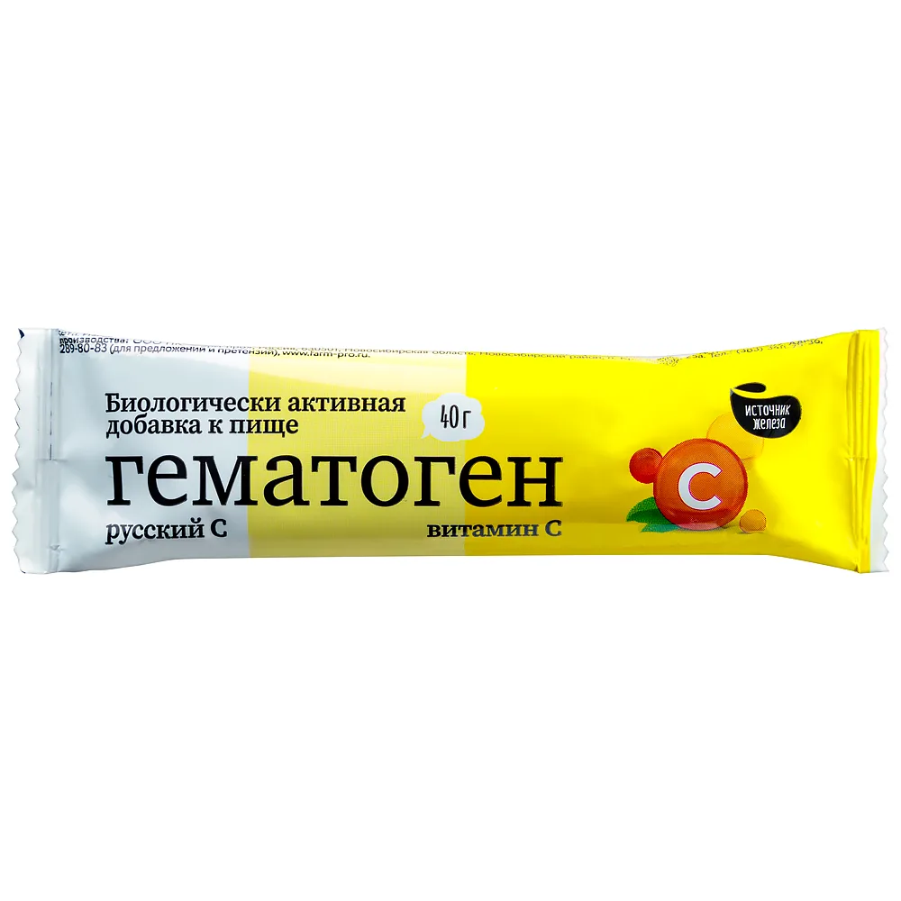 Hematogen Russian 40 g bar