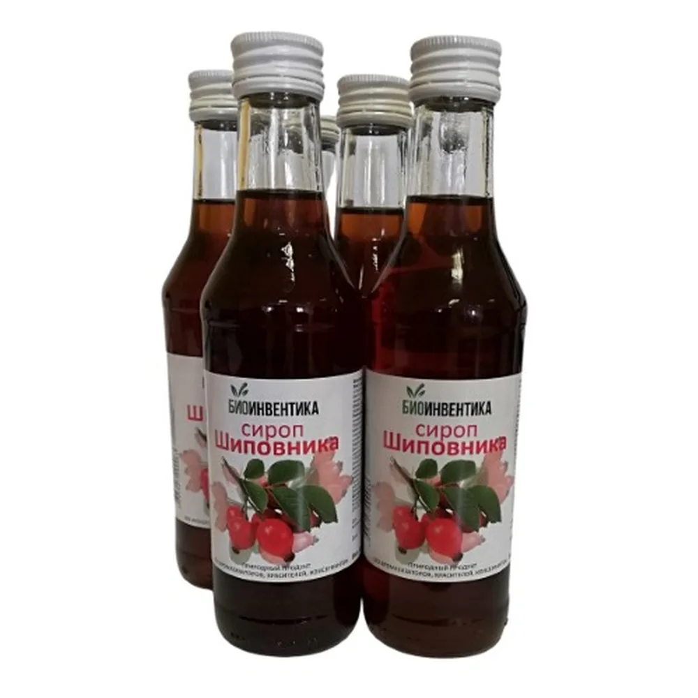 Rosehip syrup 250 ml 6 pcs bottle/Bioinventika/