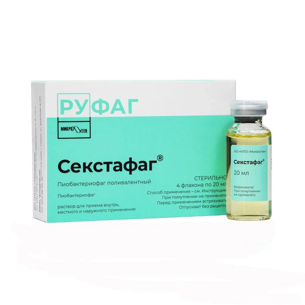 Sextafag solution for oral use 20 ml bottle 4 pcs.