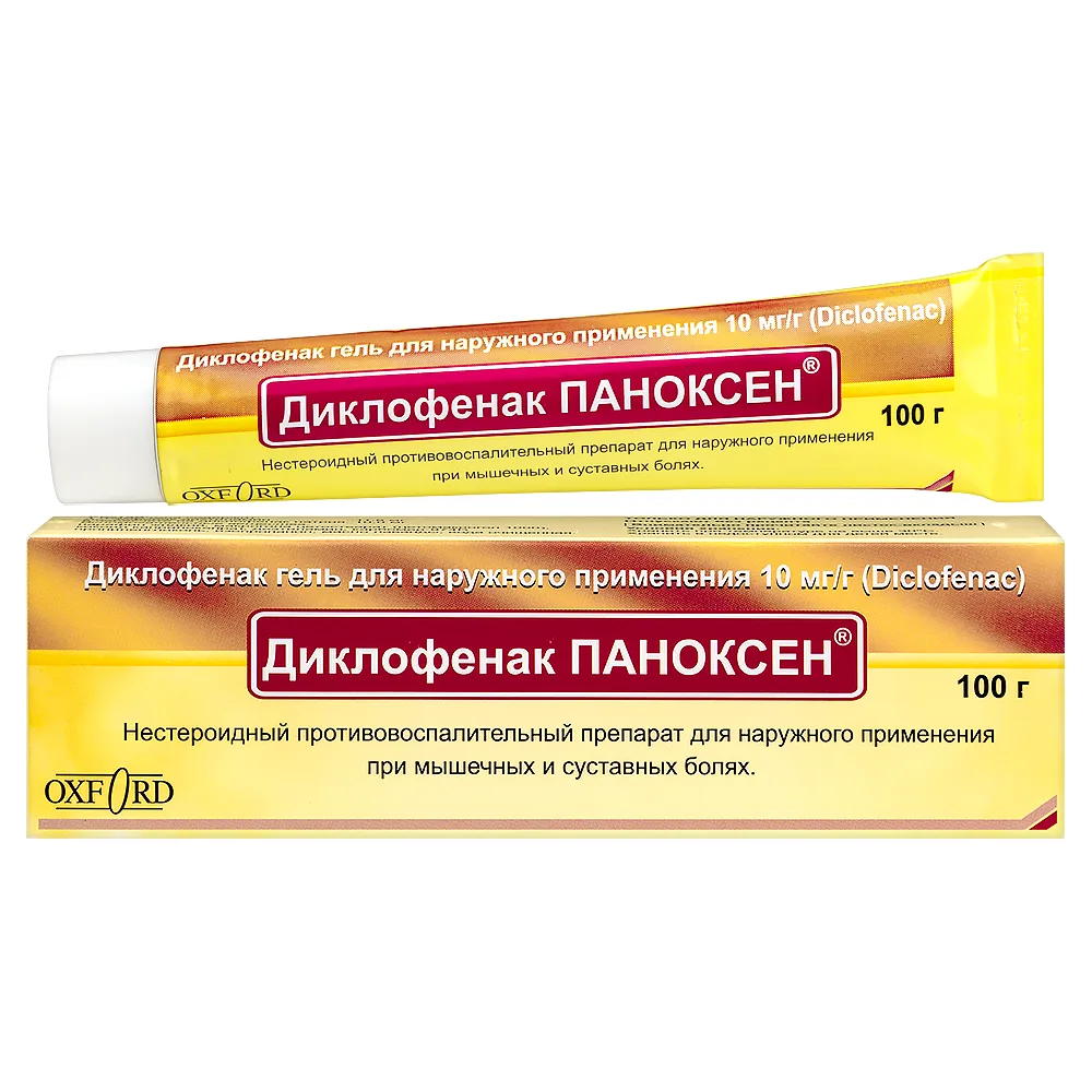 Diclofenac Panoxen 10 mg/g gel for external use 100 g