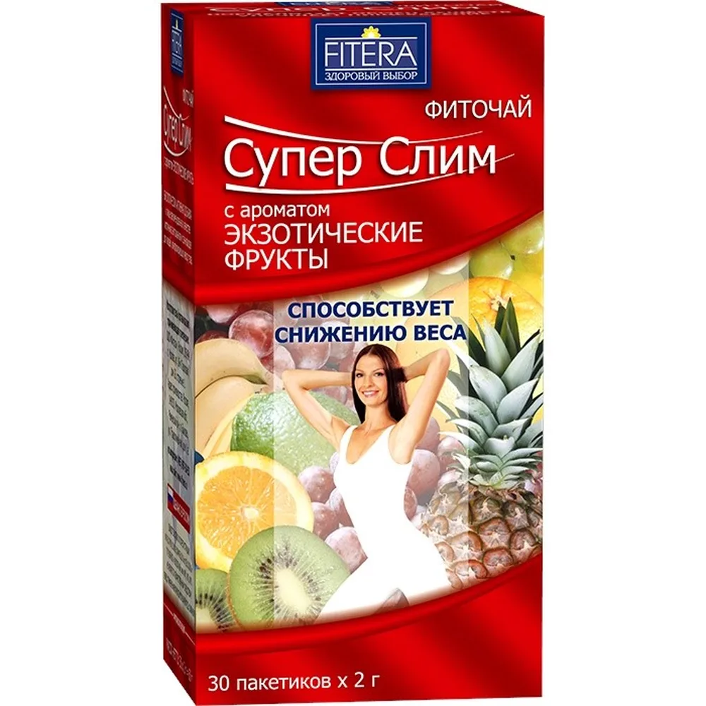Herbal tea Super Slim Exotic Fruits 2 g 30 pcs. pack