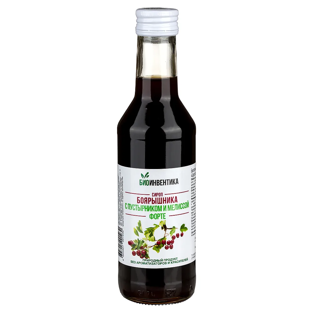 Hawthorn Syrup with Motherwort and Melissa Forte 250 ml