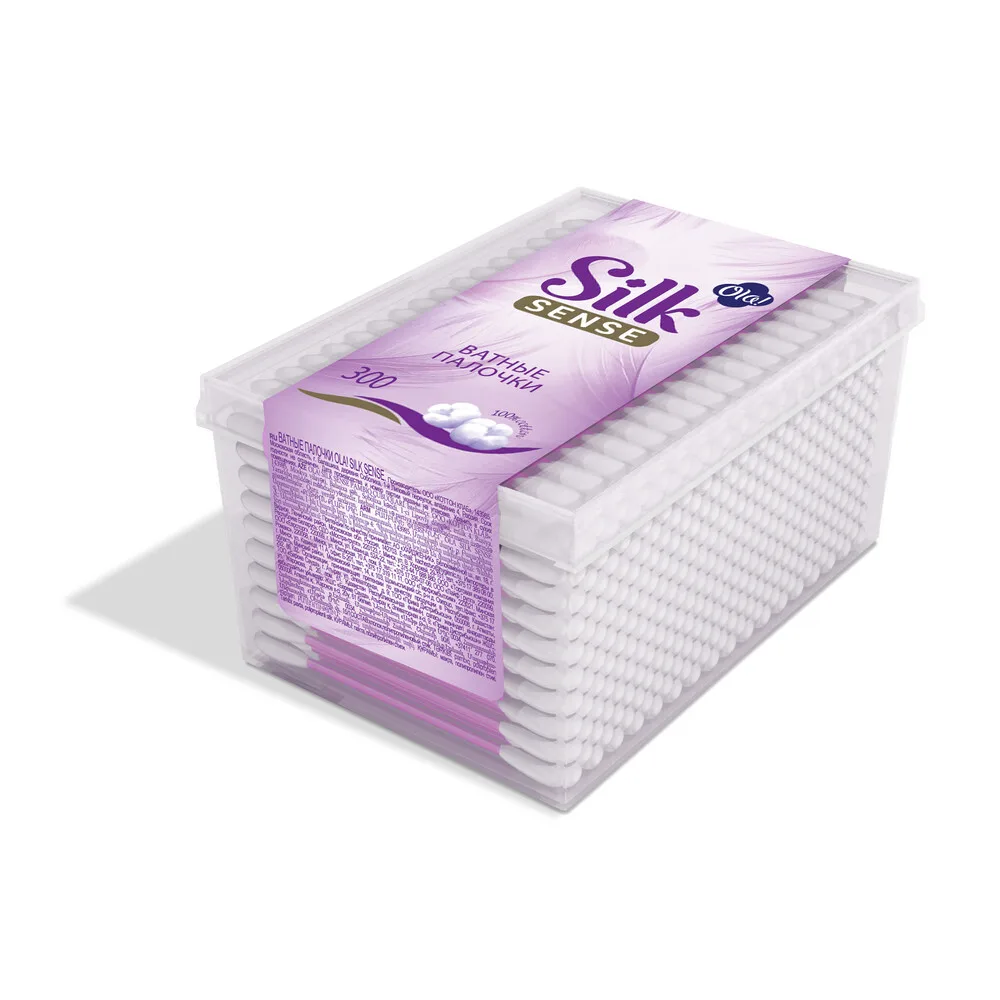 Ola Silk Sense Cotton Swabs 300 pcs/plastic