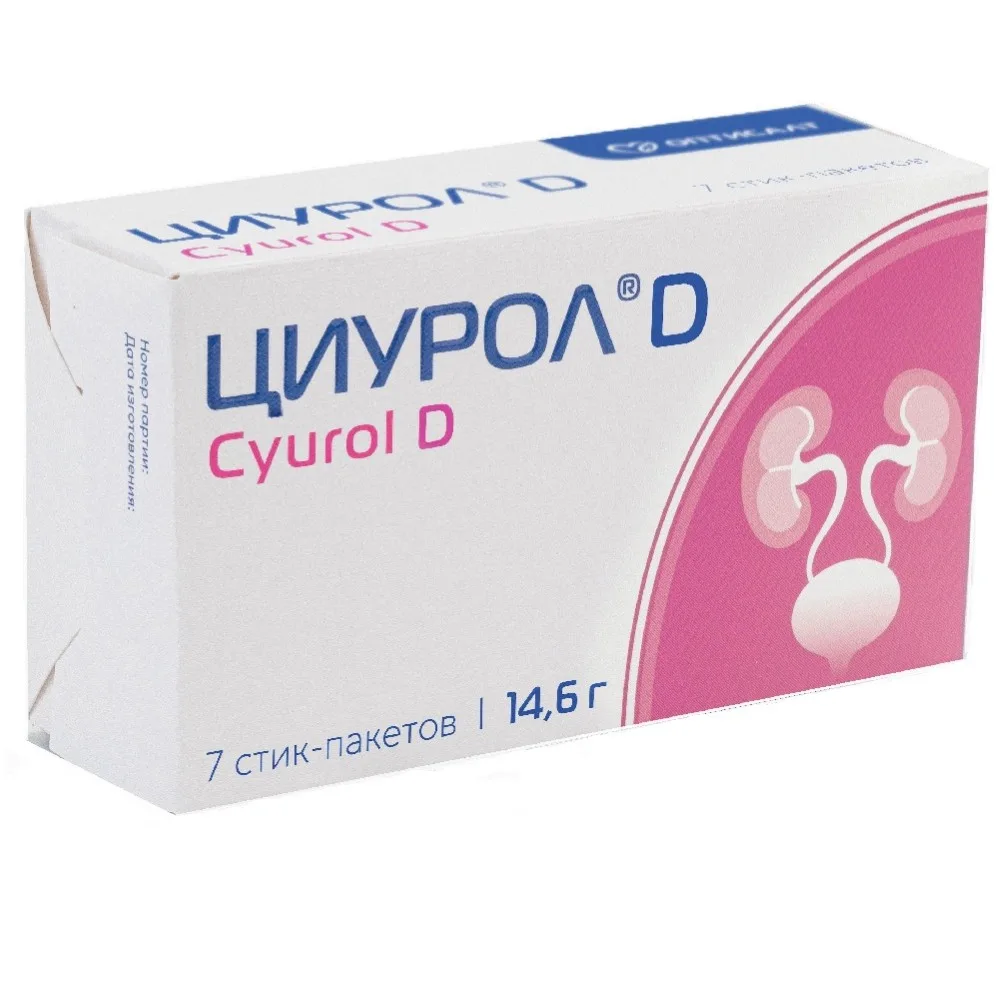 Ciurol d 7 pcs powder stick-pack weighing 14.6 g