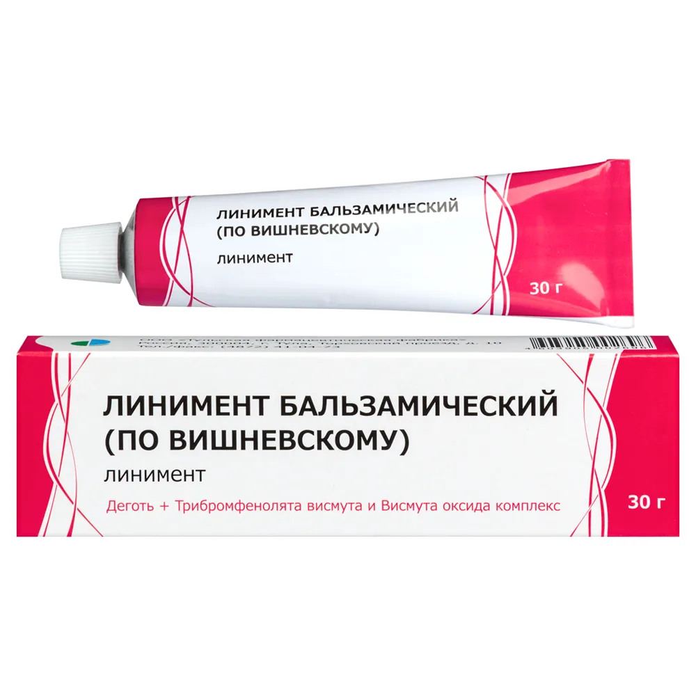 Balsamic Liniment (according to Vishnevsky) tube liniment 30 g