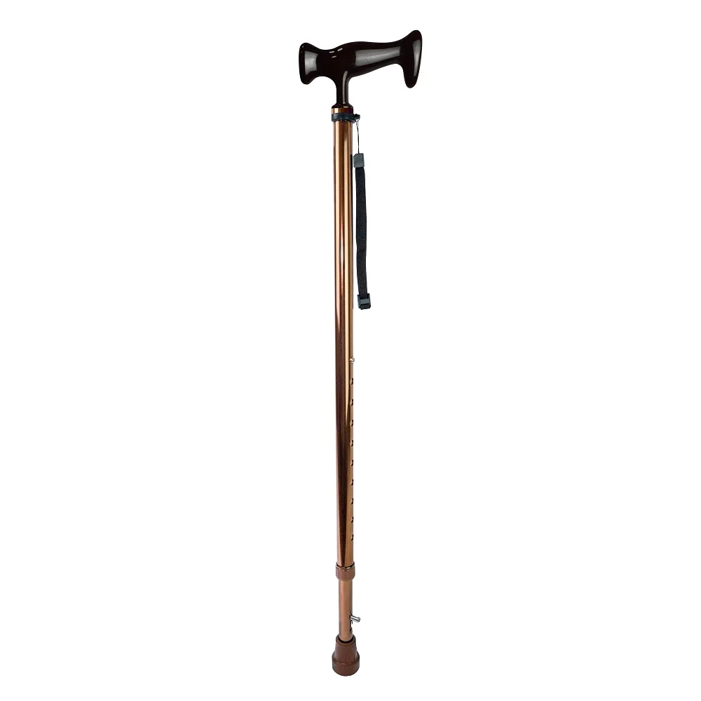 Cane amst 23 telescopic metal with plastic handle and UPS /bronze/