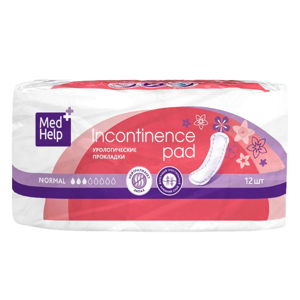 Medhelp Urological Pads nd 961900 for Women Normal 12 pcs.