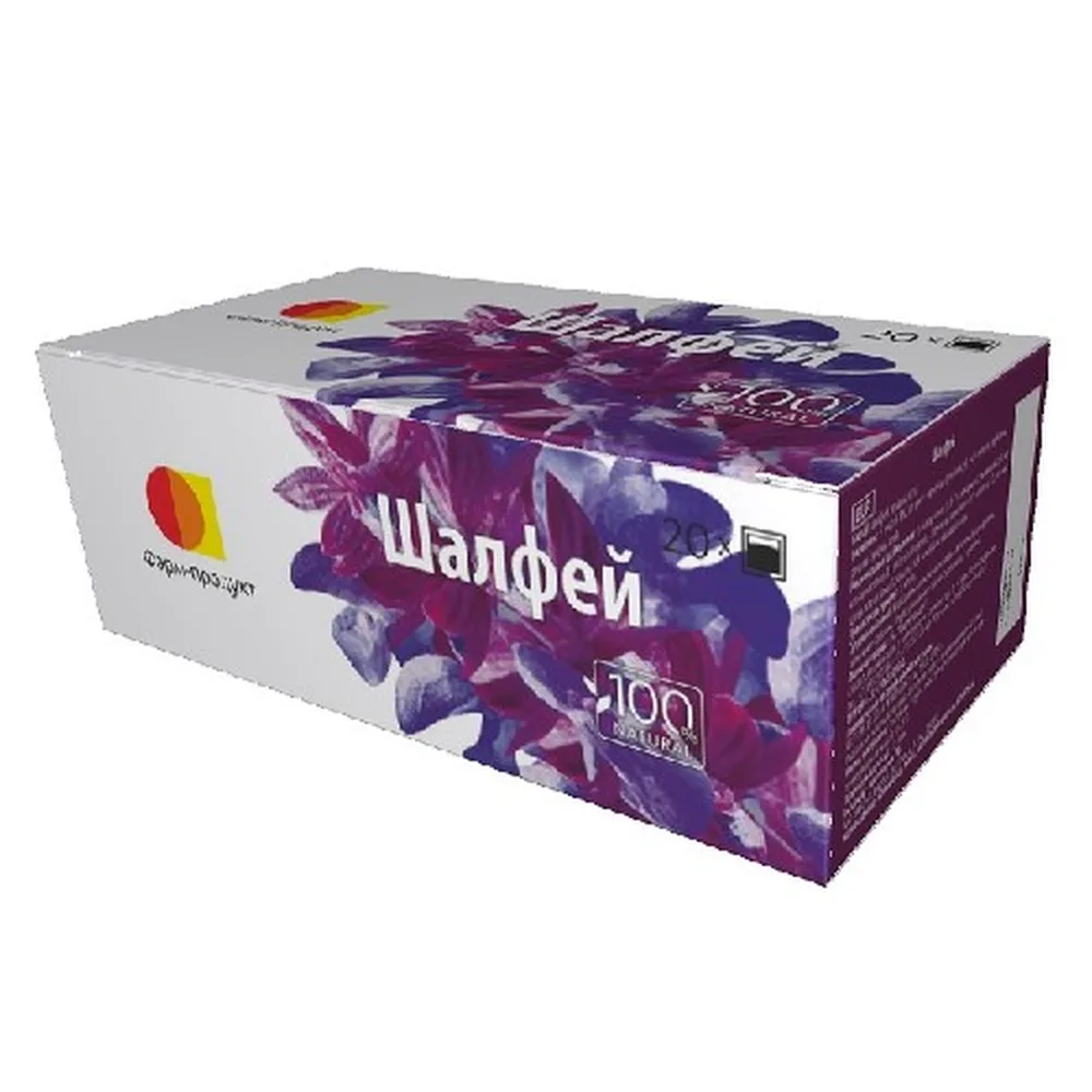 Sage Leaf-Pharm-Product 1.5 g 20 pcs. filter bags