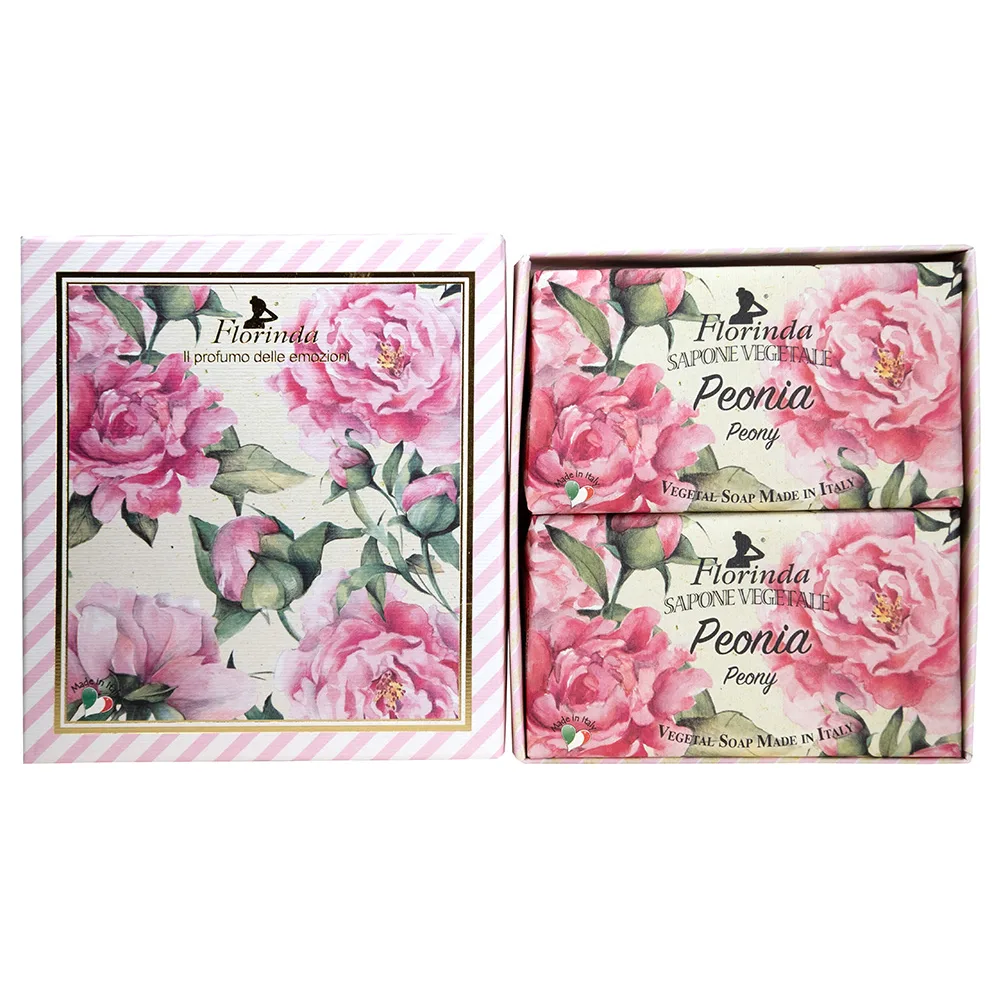 Florinda Solid Toilet Soap Peony 200 g 2 pcs.