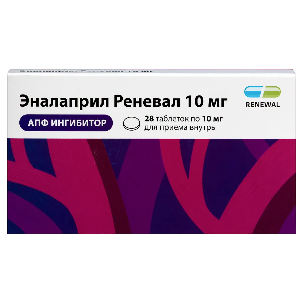 Enalapril Renewel 10 mg 28 tablets blister