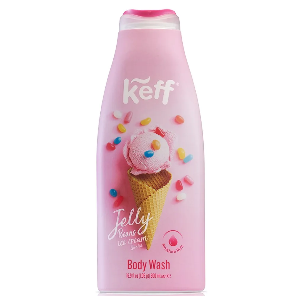 Keff shower cream-gel ice cream with jelly 500 ml