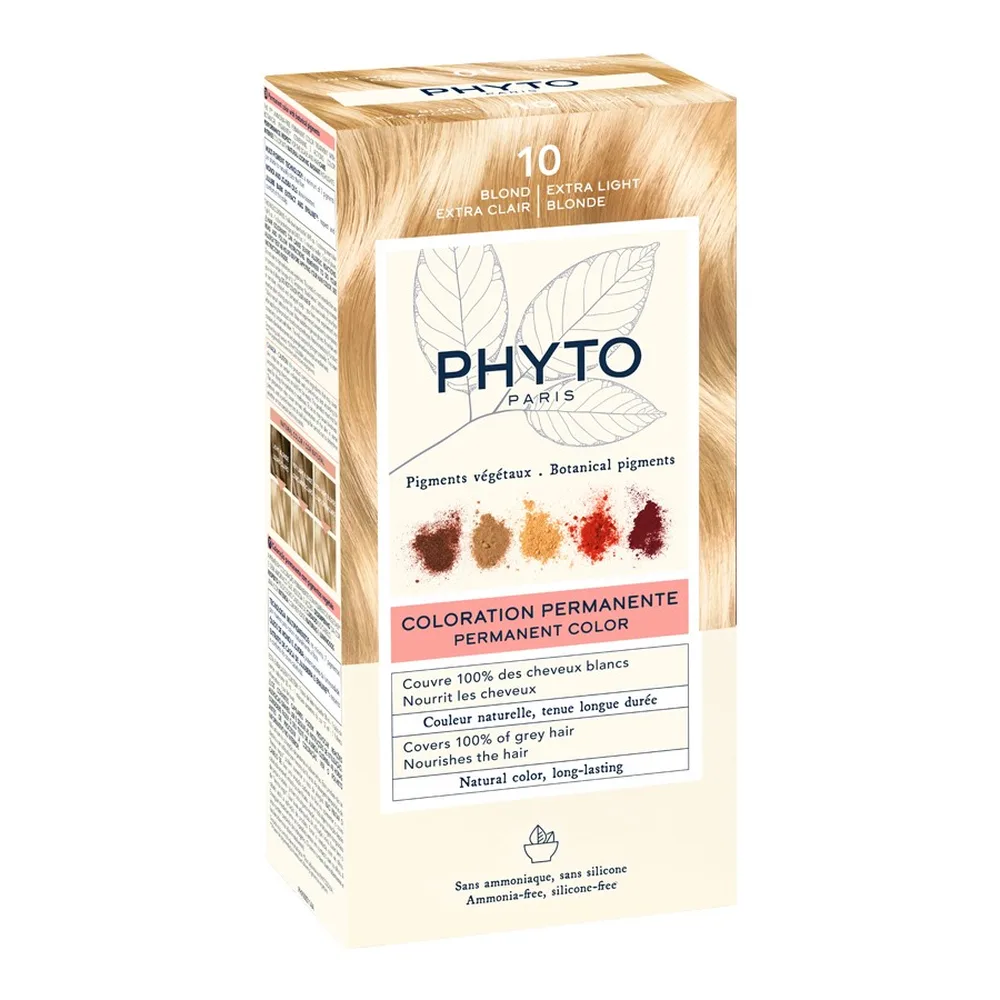 Phyto Hair Color Cream Set Shade 10/Extra Light Blonde