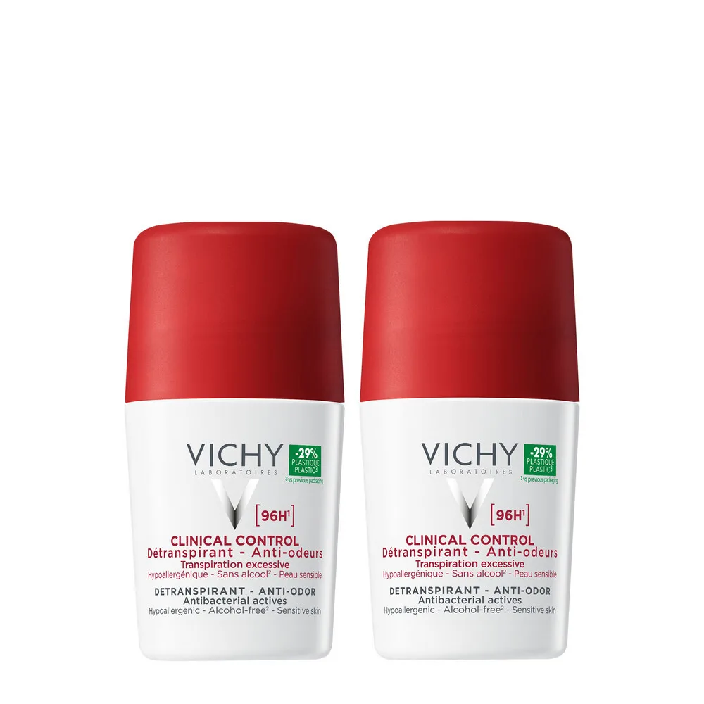 Vichy Clinical Control Deodorant-Antiperspirant 50 ml/2 pcs.