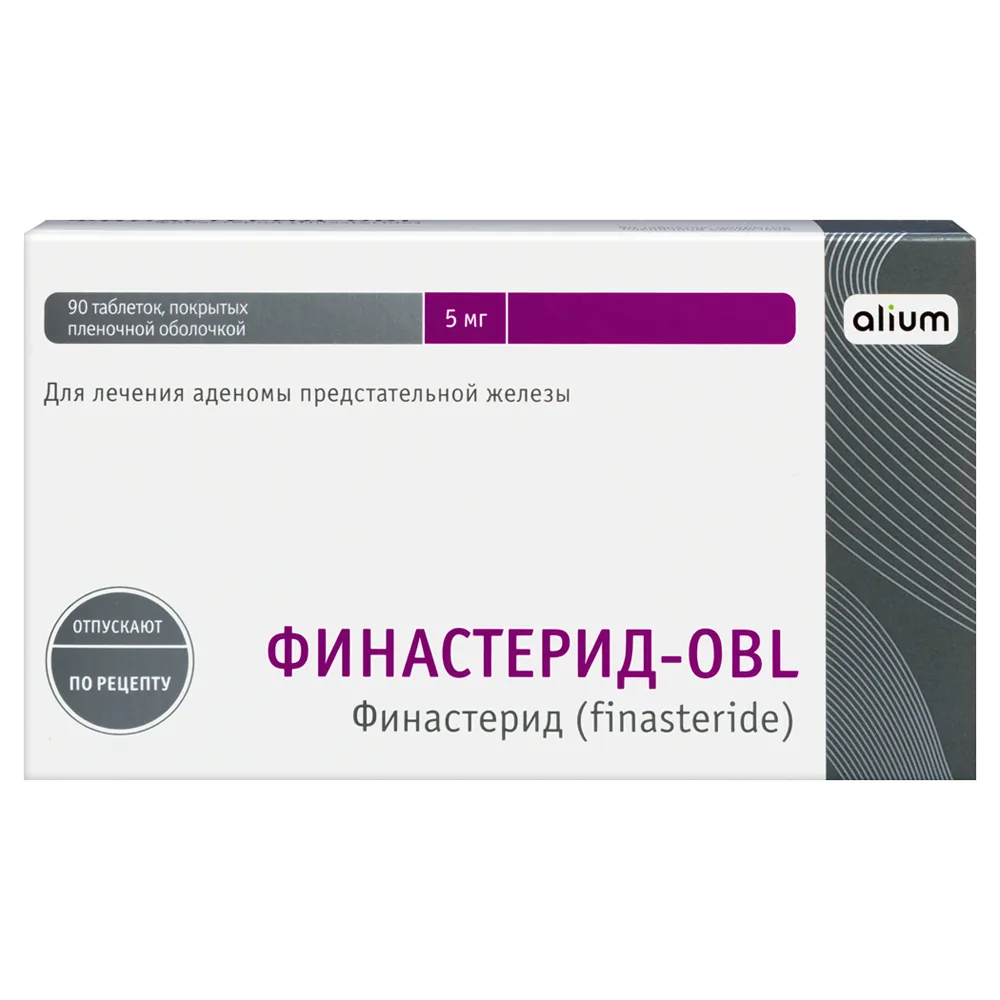 Finasteride-obl 5 mg 90 tablets, film-coated