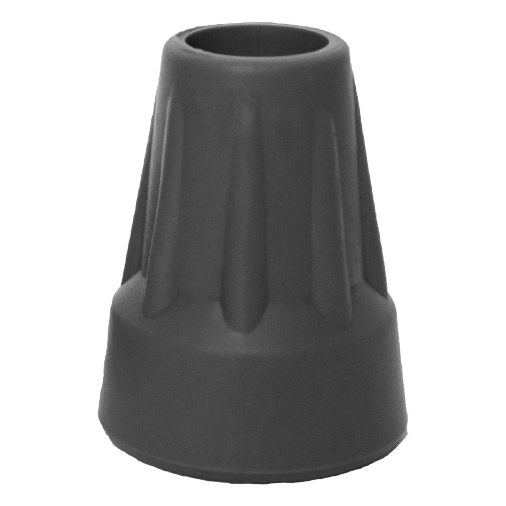 Tip for canes and crutches, diameter 16 mm/gray
