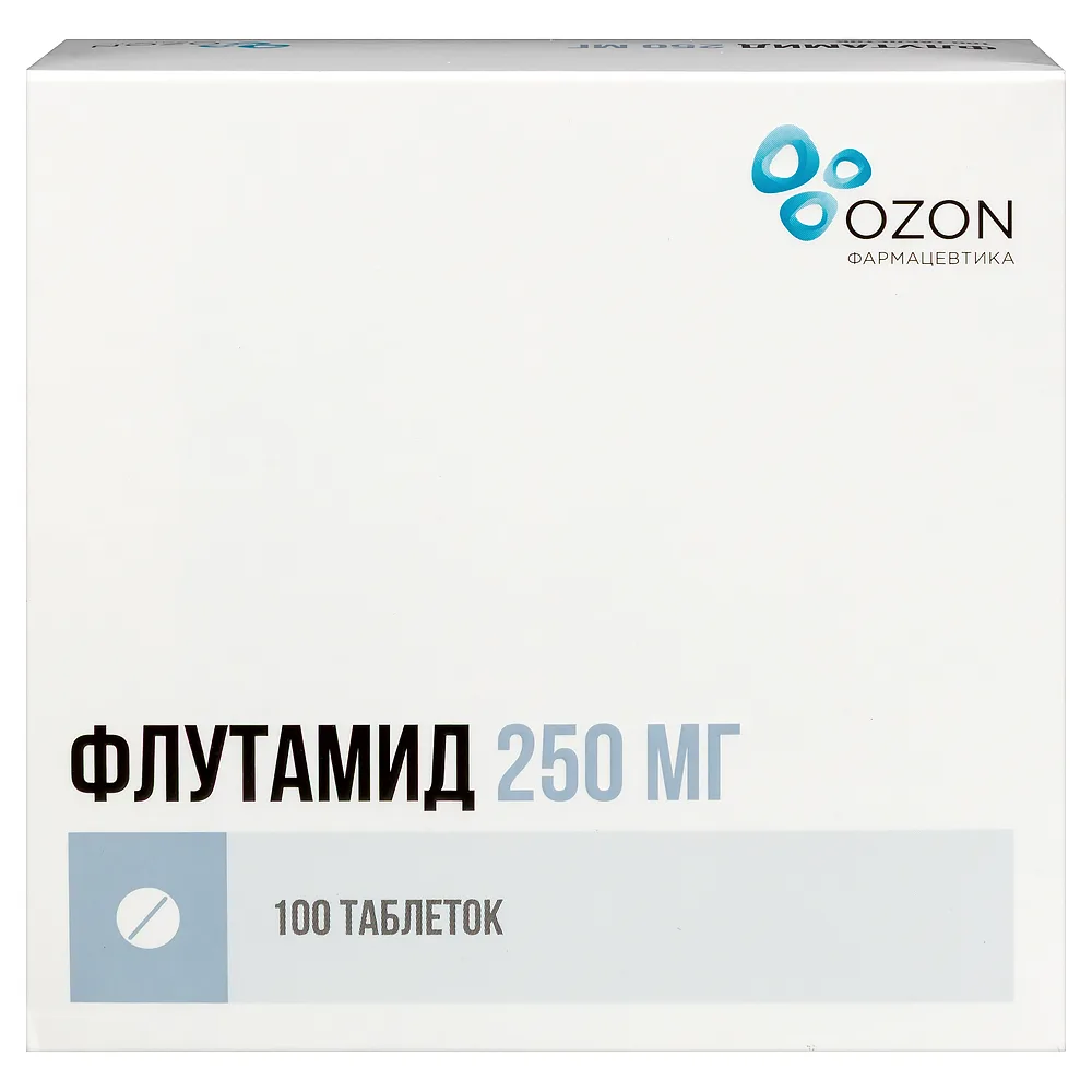 Flutamide 250 mg 100 pcs tablets blister