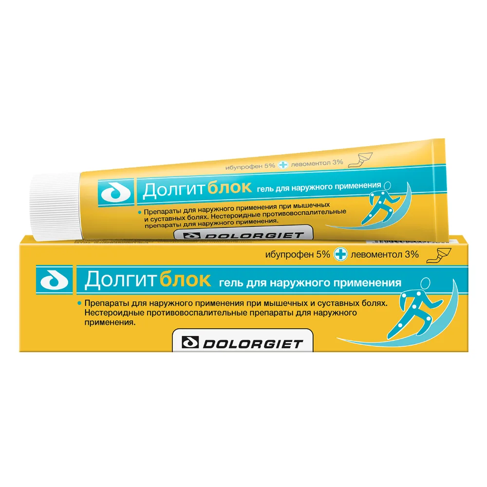 Dolgitblock 5%+3% gel for external use 50 g