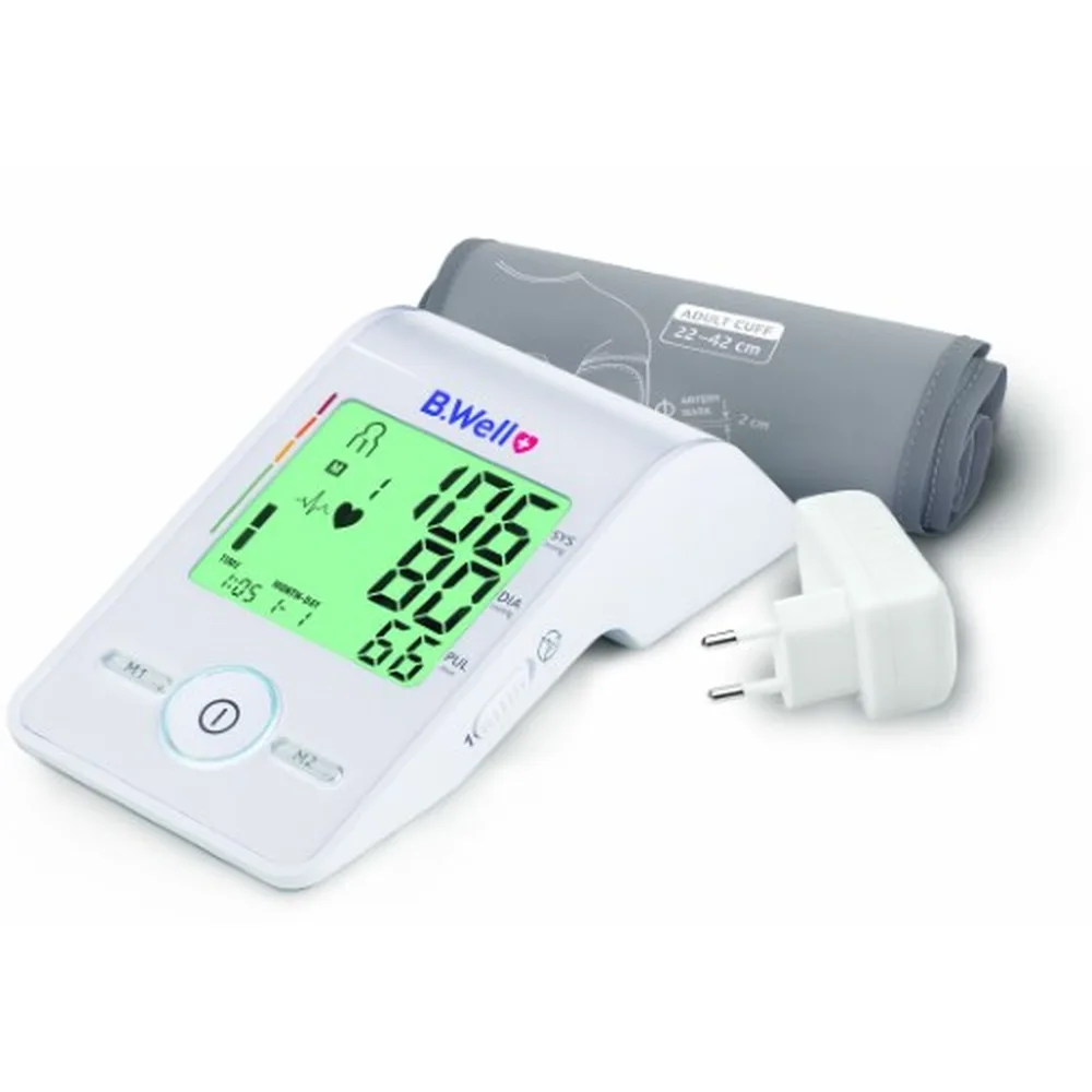 med-55 automatic blood pressure monitor with adapter