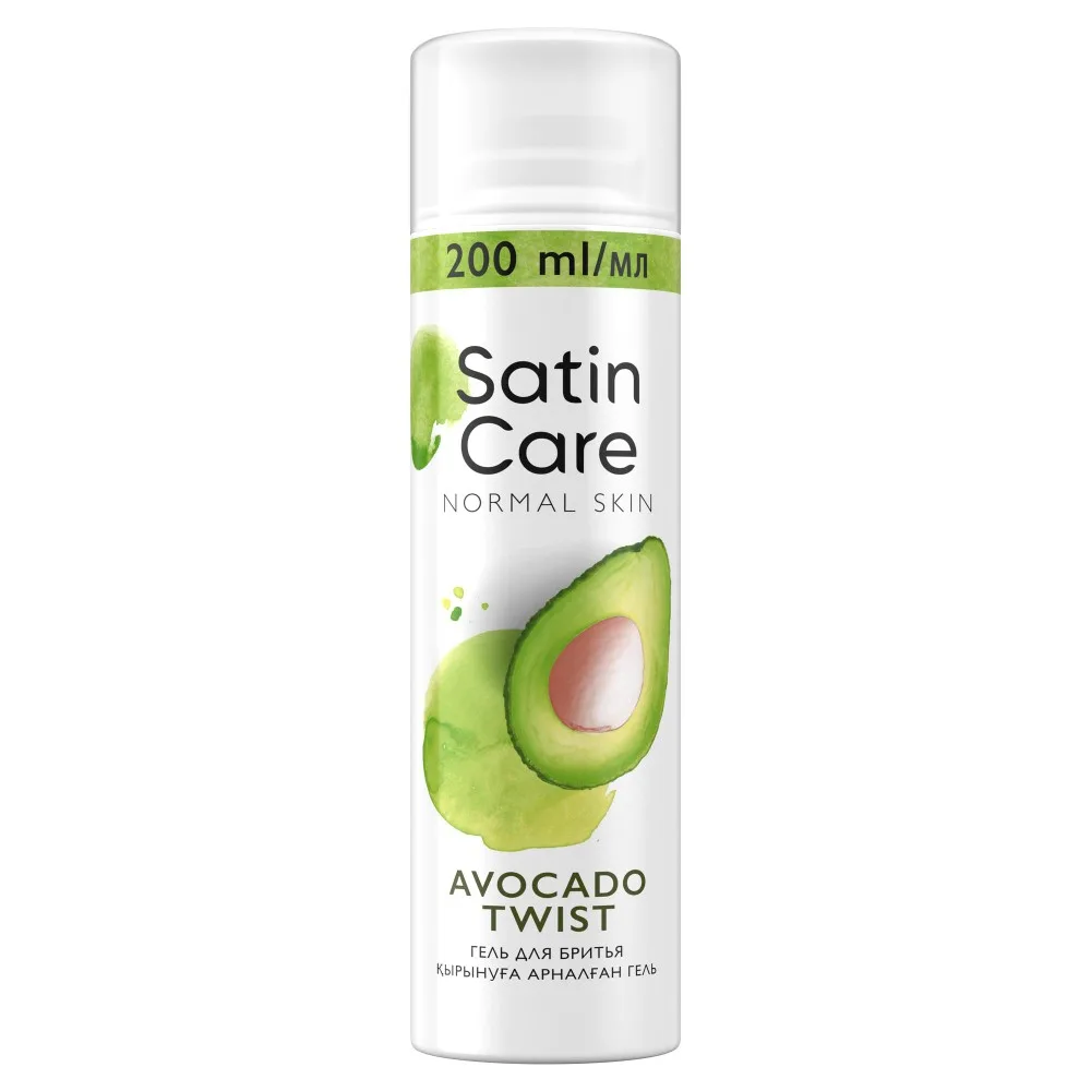 Satin Care Normal Skin Avocado Twist Shaving Gel 200 ml
