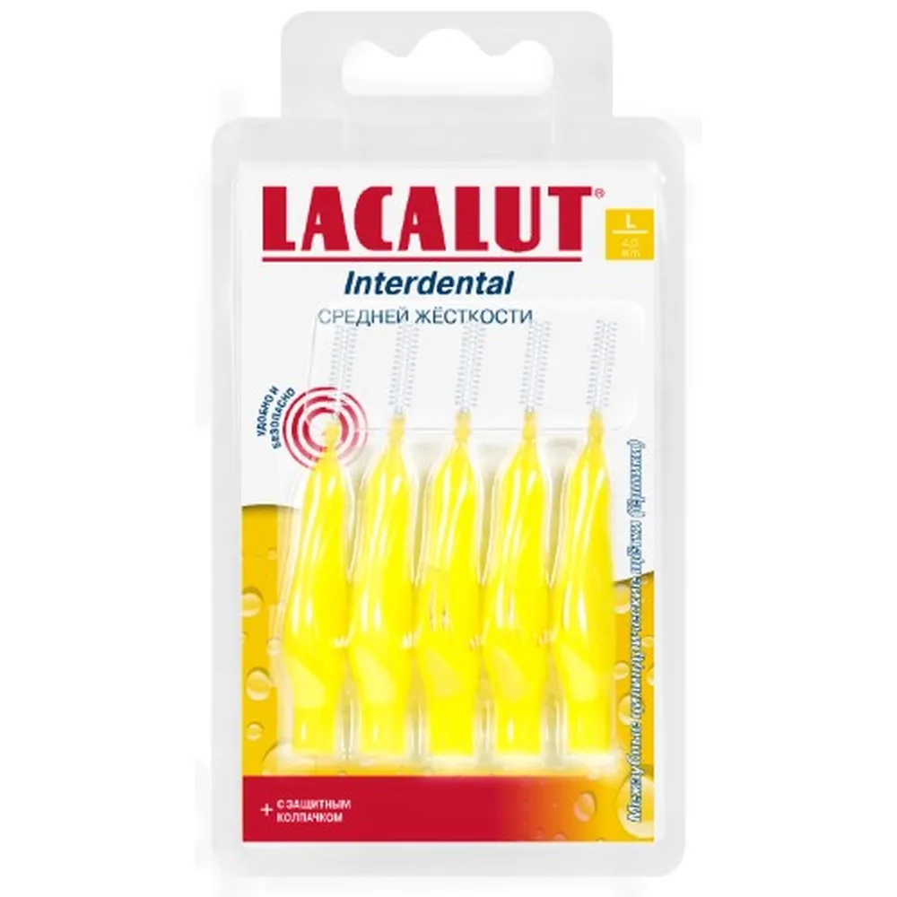 Lacalut Interdental Cylindrical Brushes 4 mm 5 pcs.