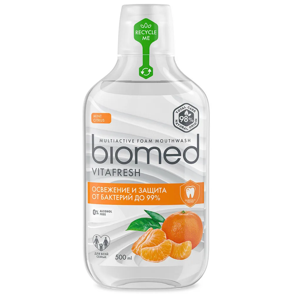 Biomed Vitafresh Complex Foam Mouthwash 500 ml