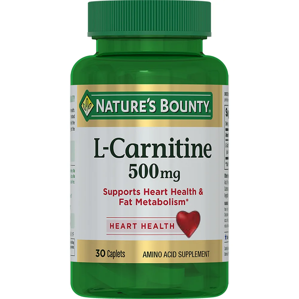 Nature's Bounty L-Carnitine 500 mg 30 tablets 1302 mg
