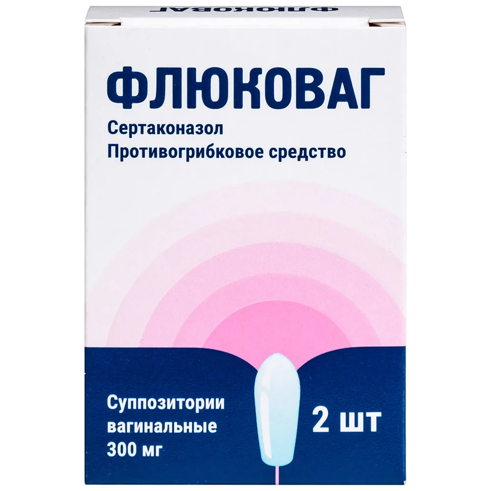 Flucovag 300 mg 2 pcs vaginal suppositories