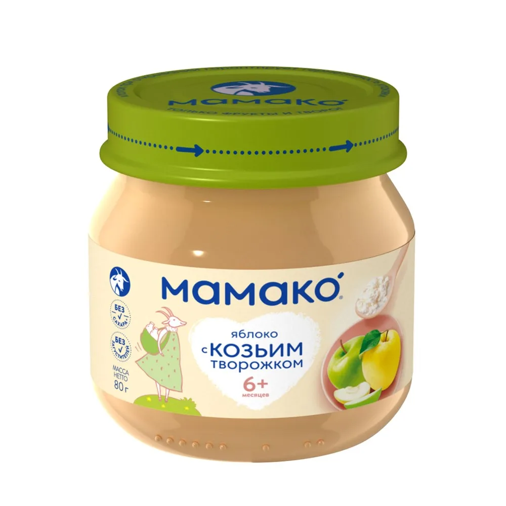 Mamako apple puree with goat cheese 80 g