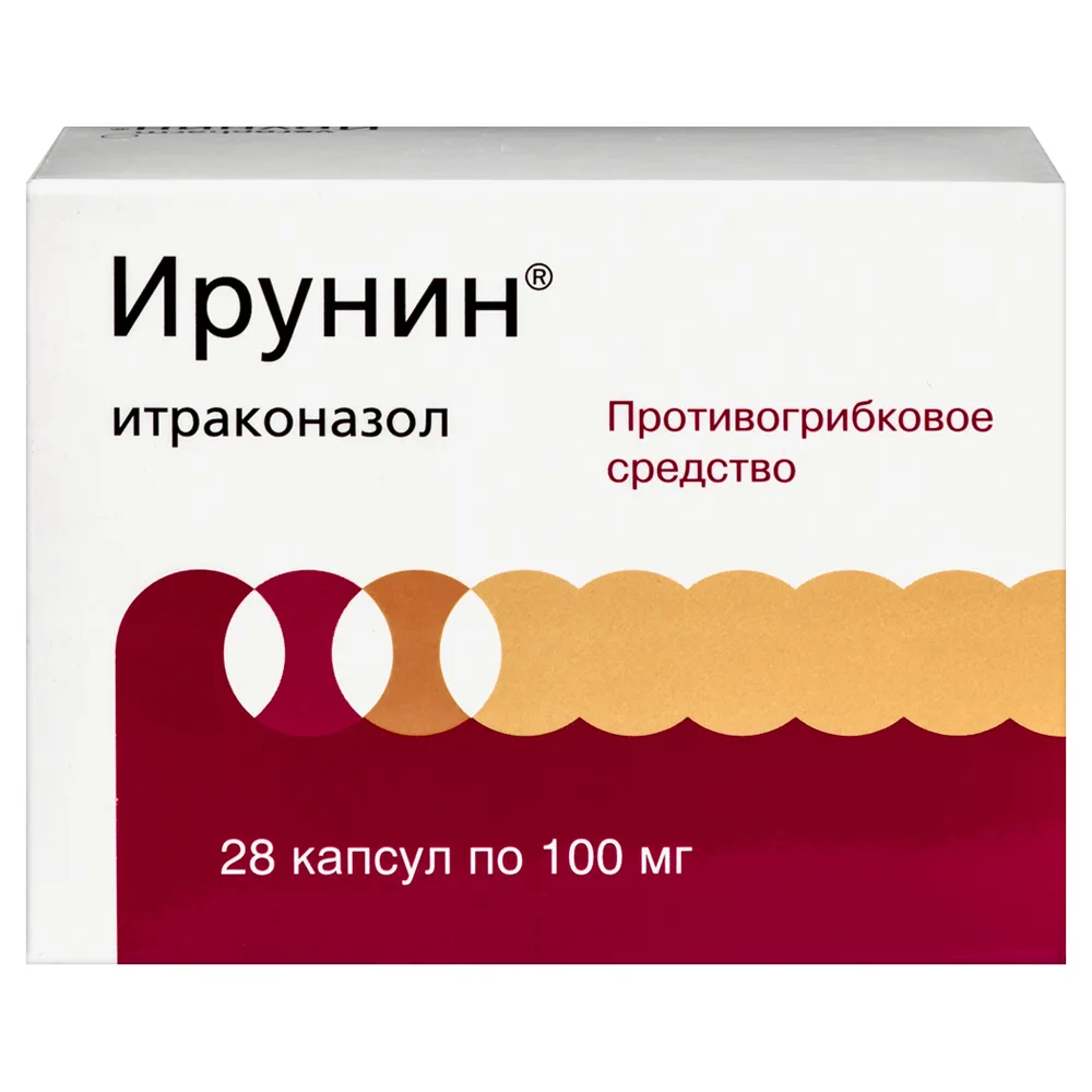 Irunin 100 mg 28 capsules