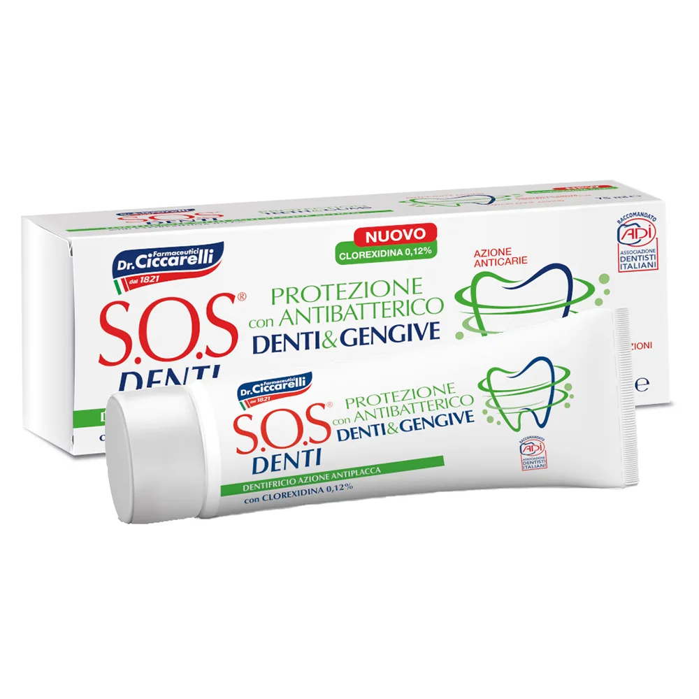 Sos denti Antibacterial Toothpaste for Tooth and Gum Protection 75 ml