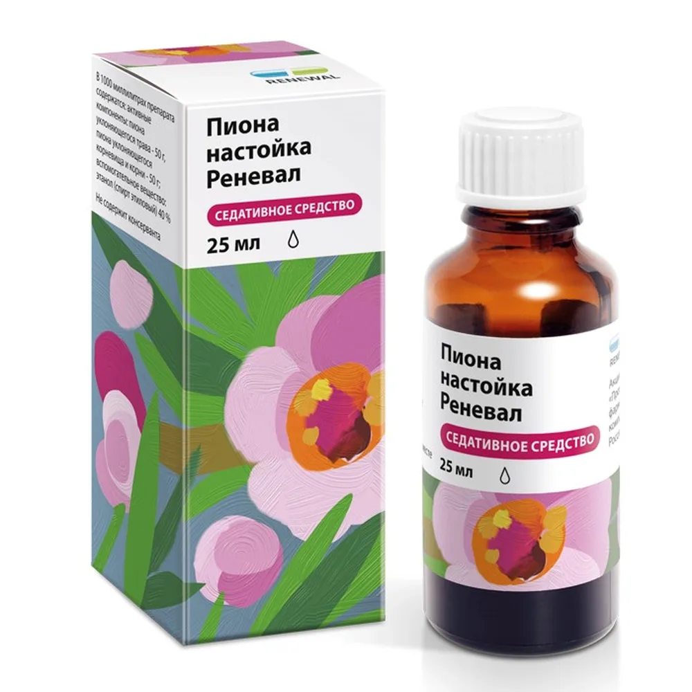 Peony Tincture Renewal Bottle Tincture 25 ml