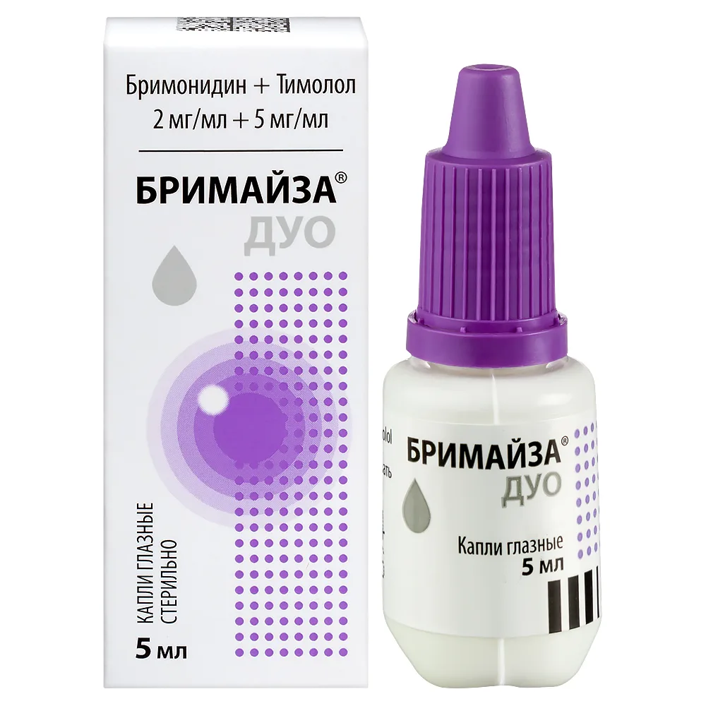 Brimayza Duo 2 mg/ml + 5 mg/ml dropper bottle eye drops 5 ml