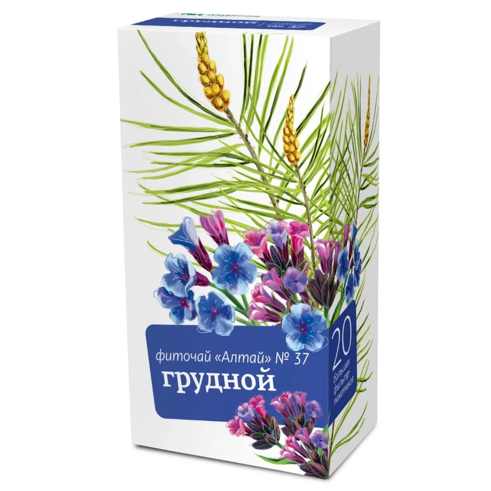 Herbal tea Altai No. 37 Chest 2 g 20 pcs. f/p