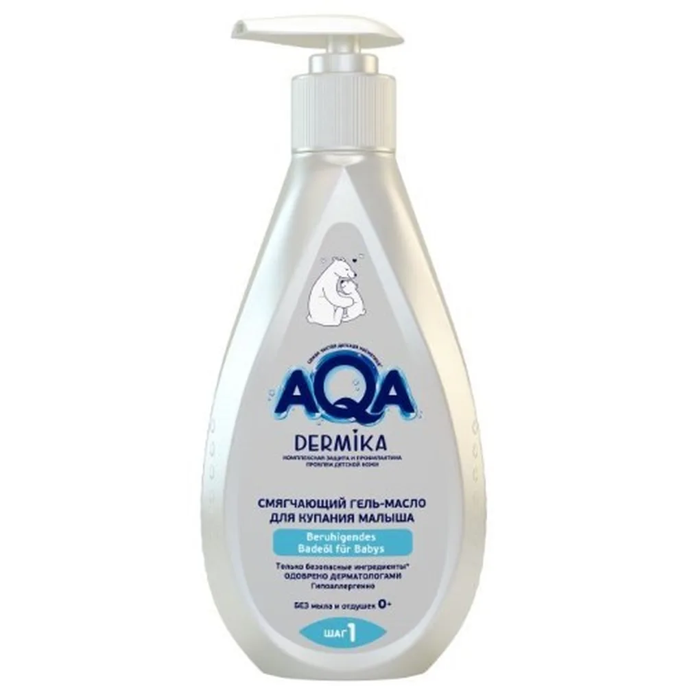 Aqa Dermika Soothing Gel-Oil for Baby Bathing 250 ml