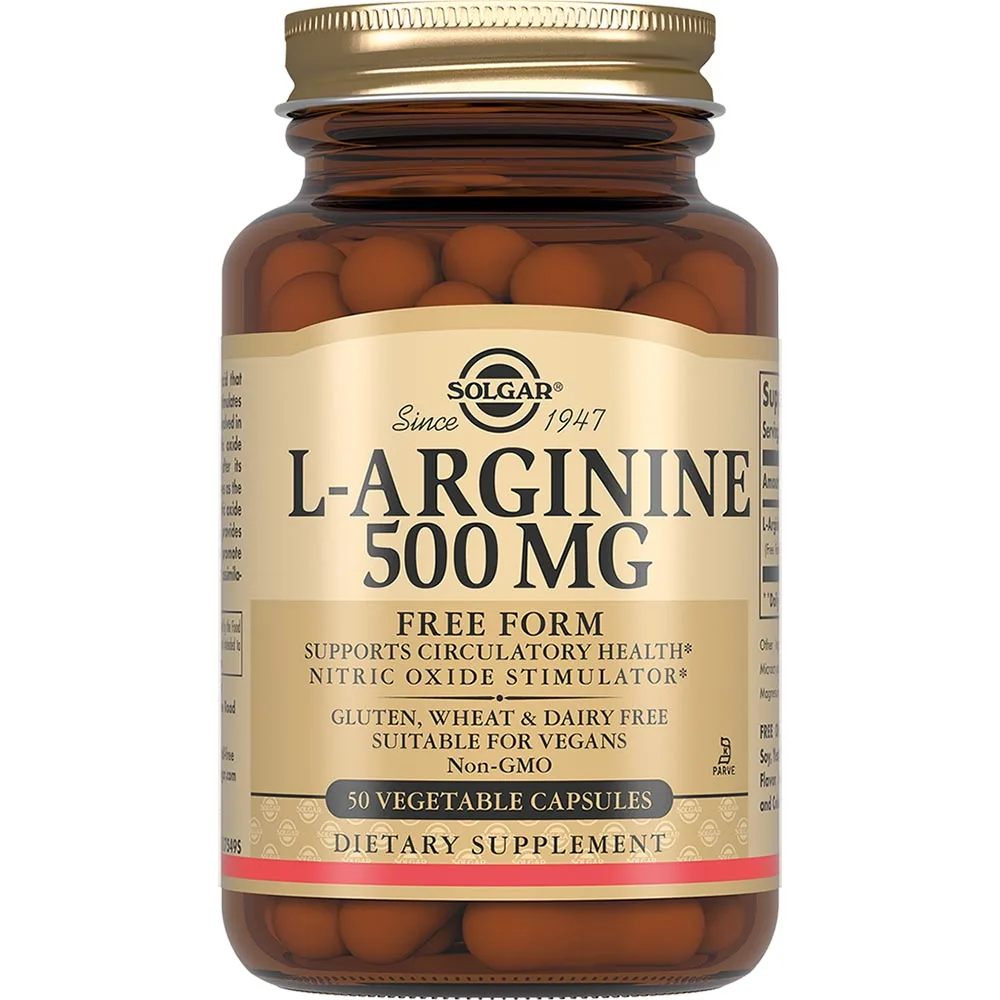 Solgar L-Arginine 500 mg 50 capsules 675 mg