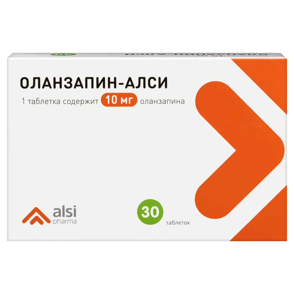 Olanzapine-Alsi 10 mg 30 tablets