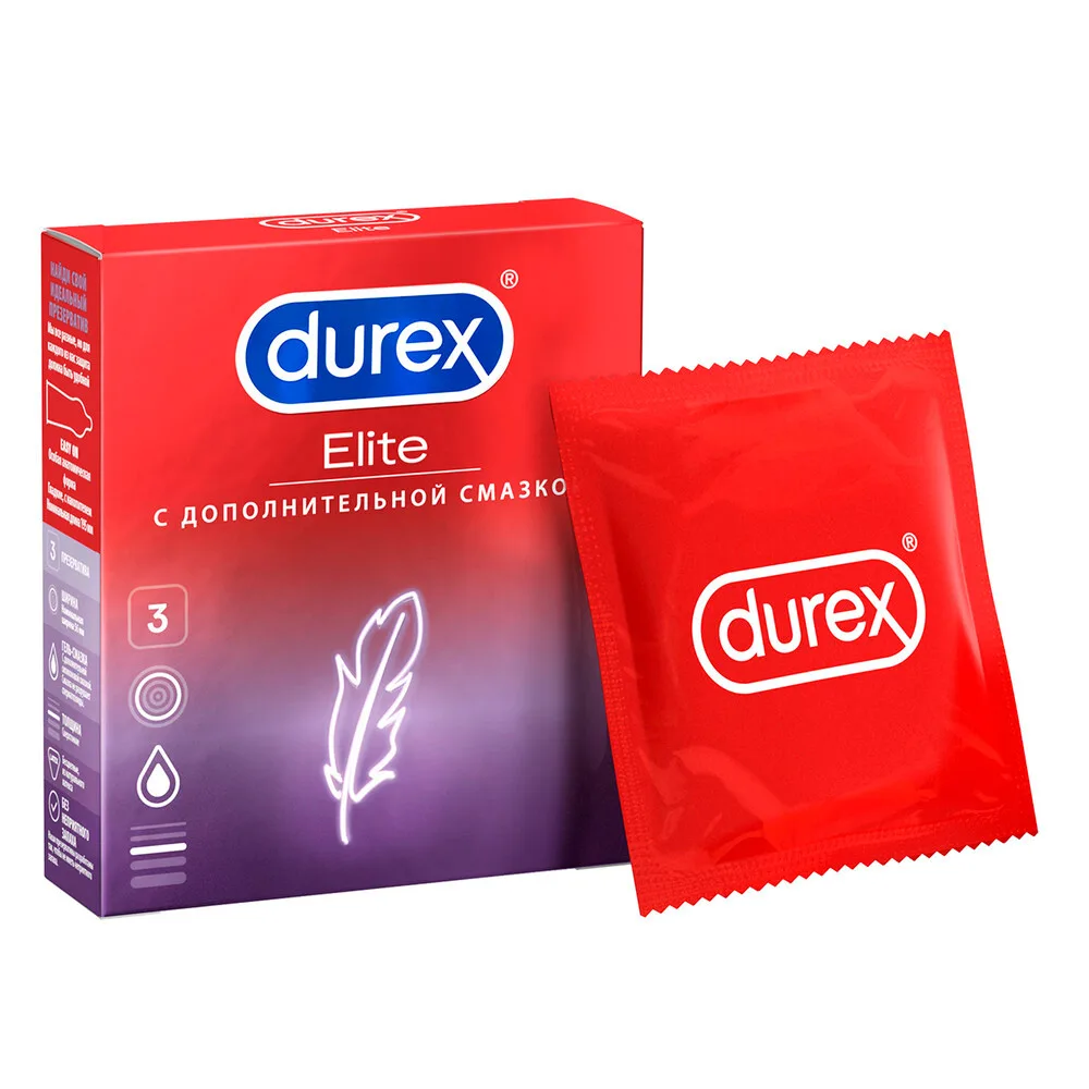 Durex Elite condoms 3 pcs.