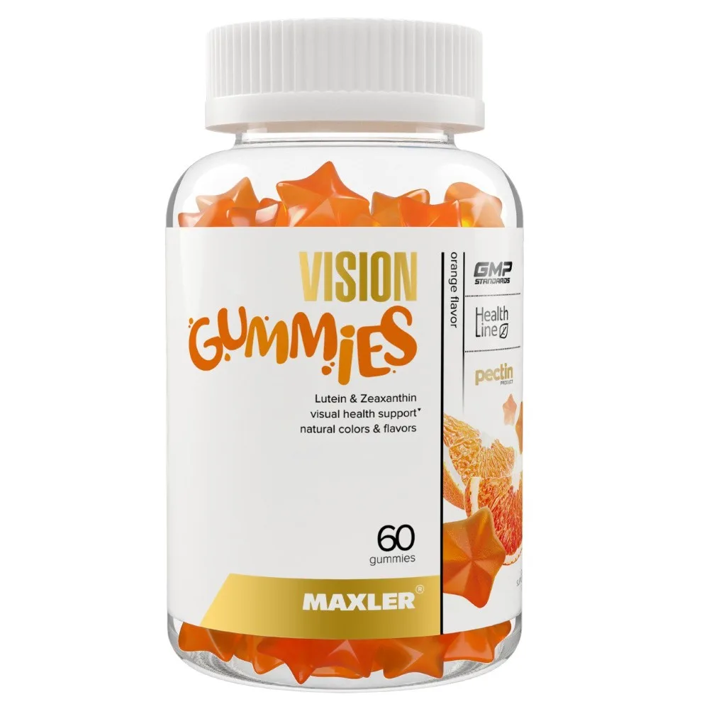 Maxler Vision Gummies 60 pcs Chewable Candies 3 g/Orange