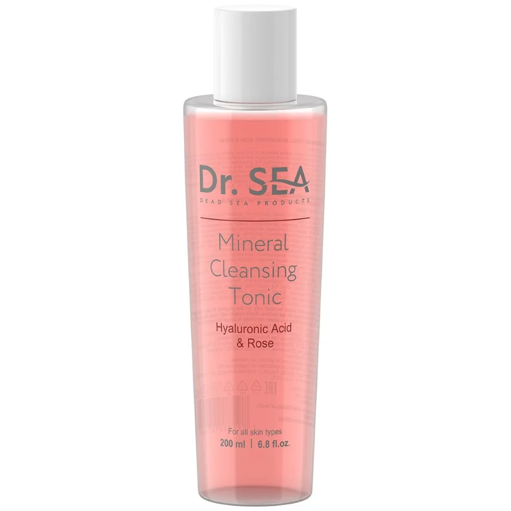 Dr Sea Cleansing Tonic with Hyaluronic Acid and Rose Extract 200 ml