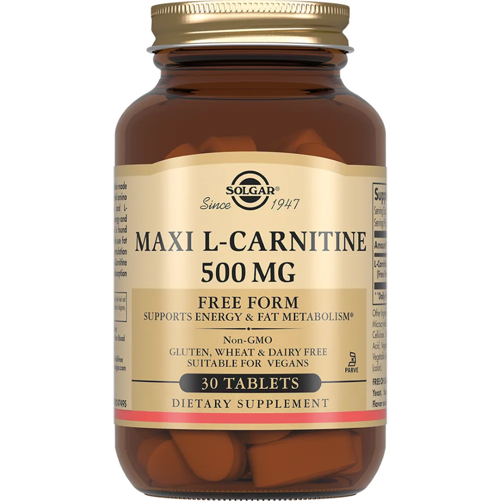 Solgar L-Carnitine 500 mg 30 tablets